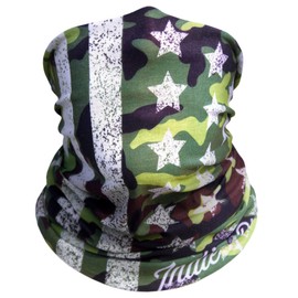 Camo American Flag Motorcycle Mask By Indie Ridge - Ski Snowboard Seamless Headwear