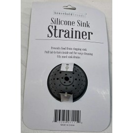 Household Trends Sink Strainer - Silicone with stainless steel collar by House trends NEW