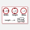 TF Skins 2 x Custom Motorhome Caravan Stickers 6" x