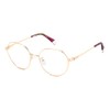 POLAROID Model PLD D490/G Ladies Oval Metal Eyeglass Frame (Includes