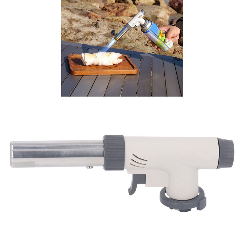 Flame Gun Torch Welding Gas Blowtorch Invertible Kitchen Outdoor BBQ