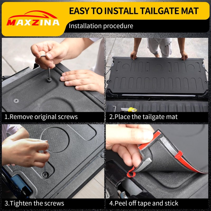 Maxzina Truck Bed Mat Compatible with 2022 2023 2024 2025
