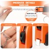 Kigeli 50 Pcs 6ft/2 Meter Mini Measuring Tape Keychains Small