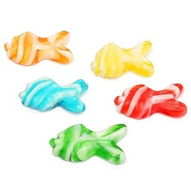 Swirly Fish Gummy Assort colors) (2.200 Lbs)