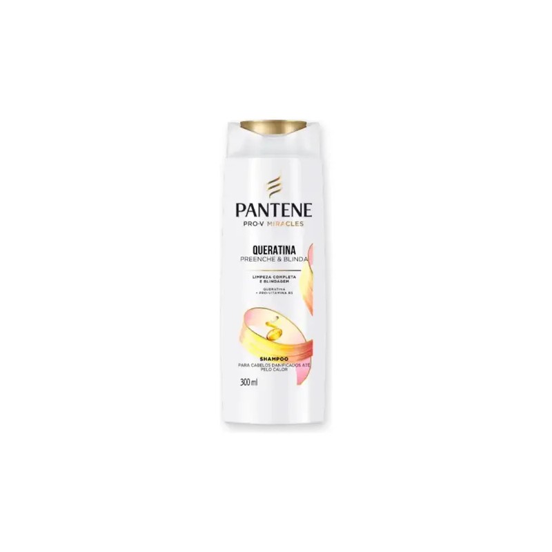 Kit Shampoo Acondicionador Pantene Pro Milagros Queratina 300ml