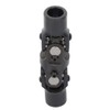 OCPTY Black Universal Steering Shaft U-Joint Coupler 3/4" Round *