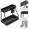 Growsun 2 Pack Under Sink Organizer 2 Tier Slide Out