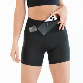 FlipBelt Women's Air Comp Shorts 5 Inch - Black - XL