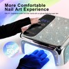 UV LED Nail Lamp Cordless, Professional UV Light for Gel