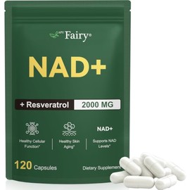 Suplemento NAD, extra fuerte N-AD alternativo liposomal, Boost N-AD y resveratrol + para mujeres y hombres, energía antienvejecimiento, regeneración c