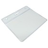 Customcard ltd Clear ID Badge Pocket Plastic Wallet (Size 60