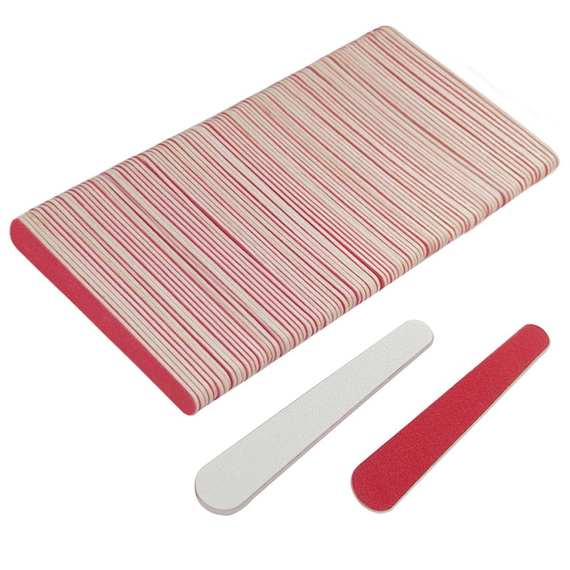 Mini limas de uñas (paquete de 100), grano 180/240, lima