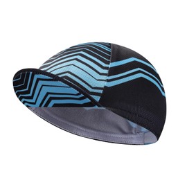BikingBros Black Cycling Cap - Polyester White Cycling Hat-Under Helmet - Cycling Helmet Liner Breathable&Sweat Uptake
