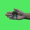 San Diego Friar Tuck Patch Sugar Skull Flower Embroidered Iron