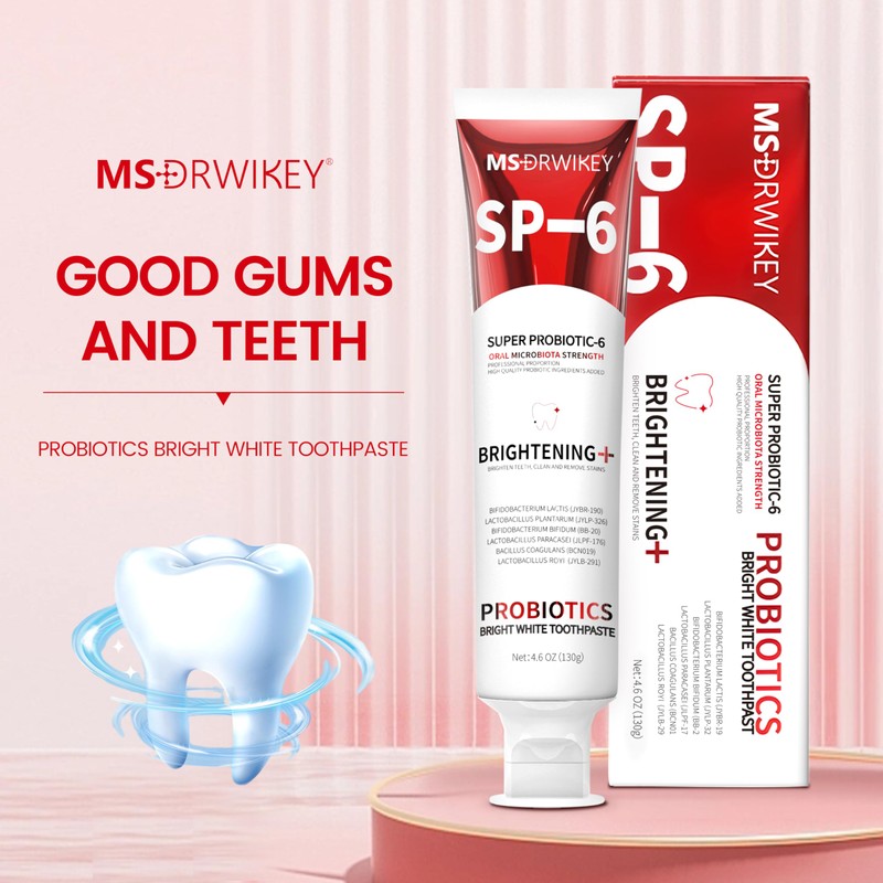 MSDRWIKEY MSDRWIKEY SP-6 Probiotic Whitening Toothpaste - Enhanced Formula with