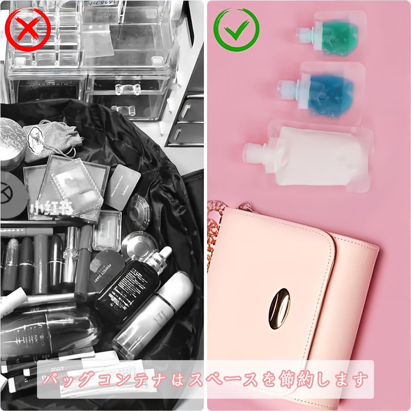 Pouch Containers, Refill Containers, 10 Pieces, 3.4 fl oz (100
