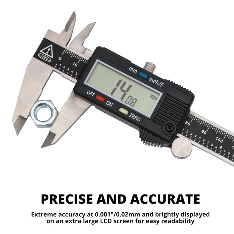 NEIKO 01407A Electronic Digital Caliper Measuring Tool, 0 - 6