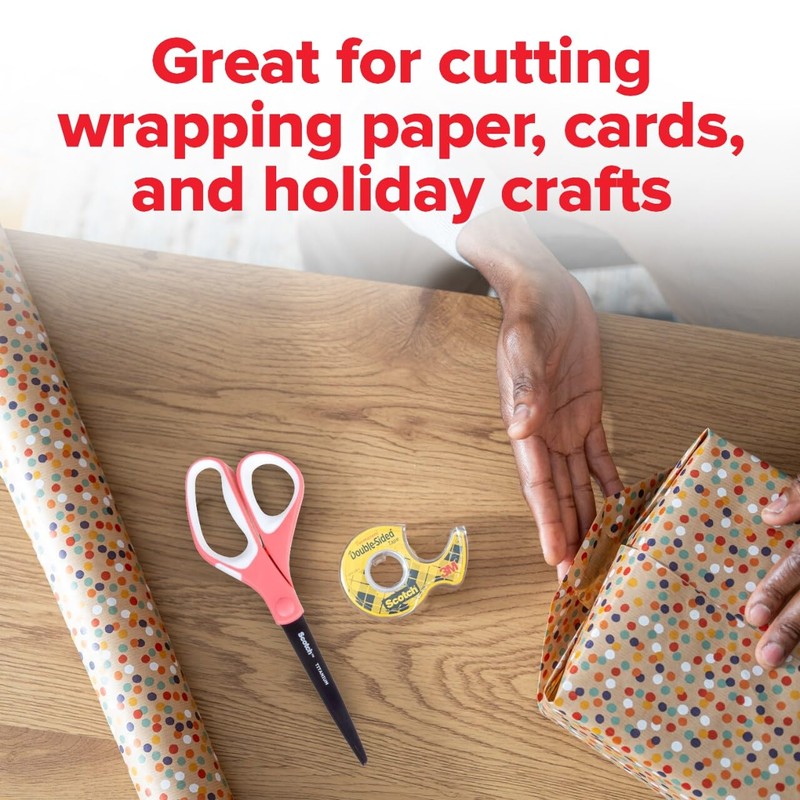 Scotch Brand Precision Ultra Edge Scissors, Left- or Right-Handed, 8