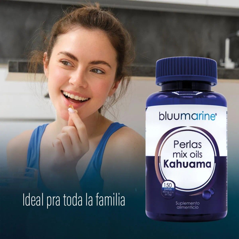 Perlas Mix Oils Kahuama Suplemento Alimenticio Bluumarine Sin Sabor