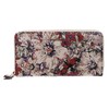 Coccinelle Tassel Flower Print Zip Around Wallet Mul. Crea. P/Cr.