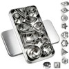 30Pcs Mini Cookie Cutter Set，Stainless Steel Multi Shapes Kit Cutters