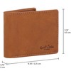 Gusti Leder Foster Men's Wallet, Genuine Leather Wallet with Coin