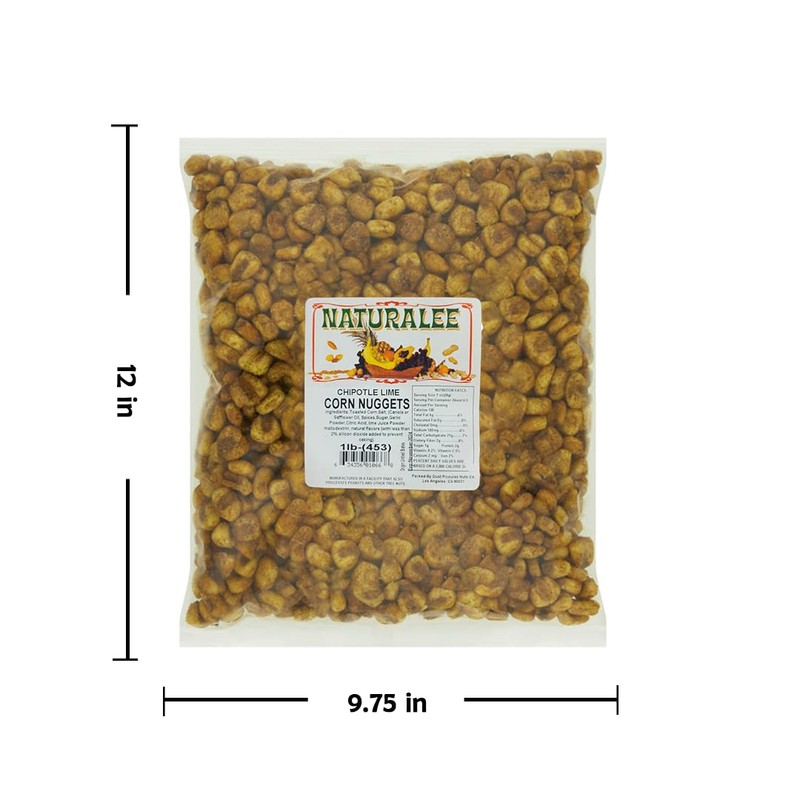 Naturalee Corn Nuts 2 lb - Chipotle Lime - High