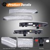 Aexploer 4PCS LED Side Marker Lights Compatible with Mustang S650