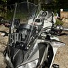 Motorcycle Windshield Deflector with Mounting Bracket for Z400 Z250 Z