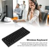Mechanical Keyboard 82 Key RGB 3 Connection Modes Black Ergonomic