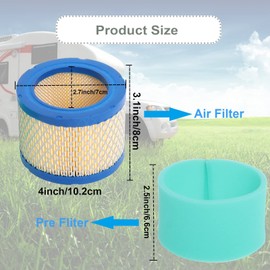 140-2379 RV Generator Air Filter for Compatible with Cummins Onan Emerald 6500 6300 5000 4000 BGE/NHE/BGD/NHD 1403280