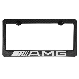 MVP Carbon Fiber License Plate Frame For AMG (Fit Front Only)