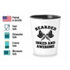 Bubble Hugs Tattoo Artist Shot Glass 1.5oz - Bearded Inked
