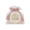 Mucha Floral Reversible Drawstring Pouch