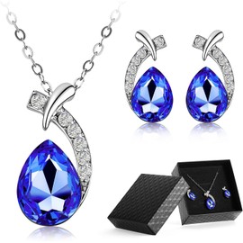 MTQ Collar y Aretes para Mujer