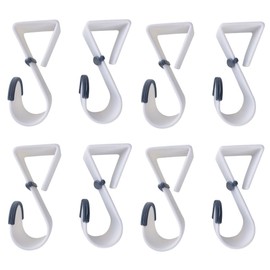 Black Duck Brand Space Saver Over The Door Hooks, These Uniquely Styled Space Saving Devices Give You Extra Storage (8 Hooks)