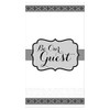 Luxurious "Be Our Guest" Towels, 8" x 4" (Pack of