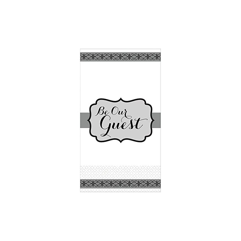 Luxurious "Be Our Guest" Towels, 8" x 4" (Pack of