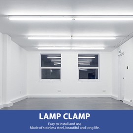 DOITOOL 30PCS 3 Styles Terry Clips Lamp Holder Assorted Tool Heavy Duty Stainless Steel Stable 32mm 13mm 25mm for Water Tube Lamp Tube