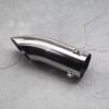 Car exhaust tailpipe, exhaust trims, tailpipes bent downwards, suitable for