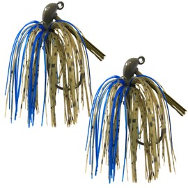 Reaction Tackle Tungsten Flipping Jig for Bass Fishing - 3/8 oz Okeechobee Craw