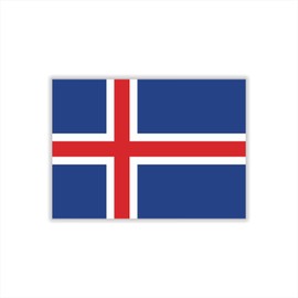 Womaha 30 Sheets Iceland Flag Temporary Tattoos Fans Face Tattoo Stickers for Adults Kids Group Activity Props