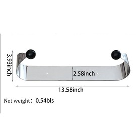 Qywwss Paper Towel Holder for Kitchen - Magnetic Stainless Steel Rack Under Cabinet - Under Cabinet Paper Towel Holder, Two Installation Methods, Magnetic and Screw, Indoor and Outdoor Available