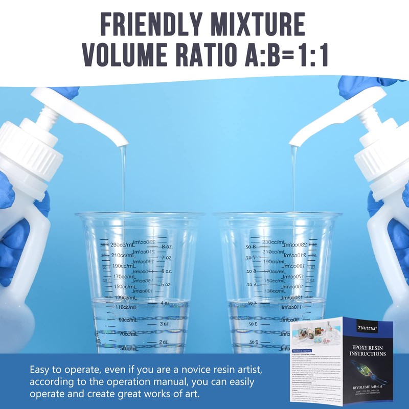 Epoxy Resin 1 Gallon - Crystal Clear Epoxy Resin Kit