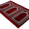 Modefa Turkish Islamic Prayer Rug - Wide Plush Velvet Praying