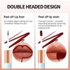 Matte Lip Stain Peel Off Lip Gloss& Lip Liner 2-in-1: