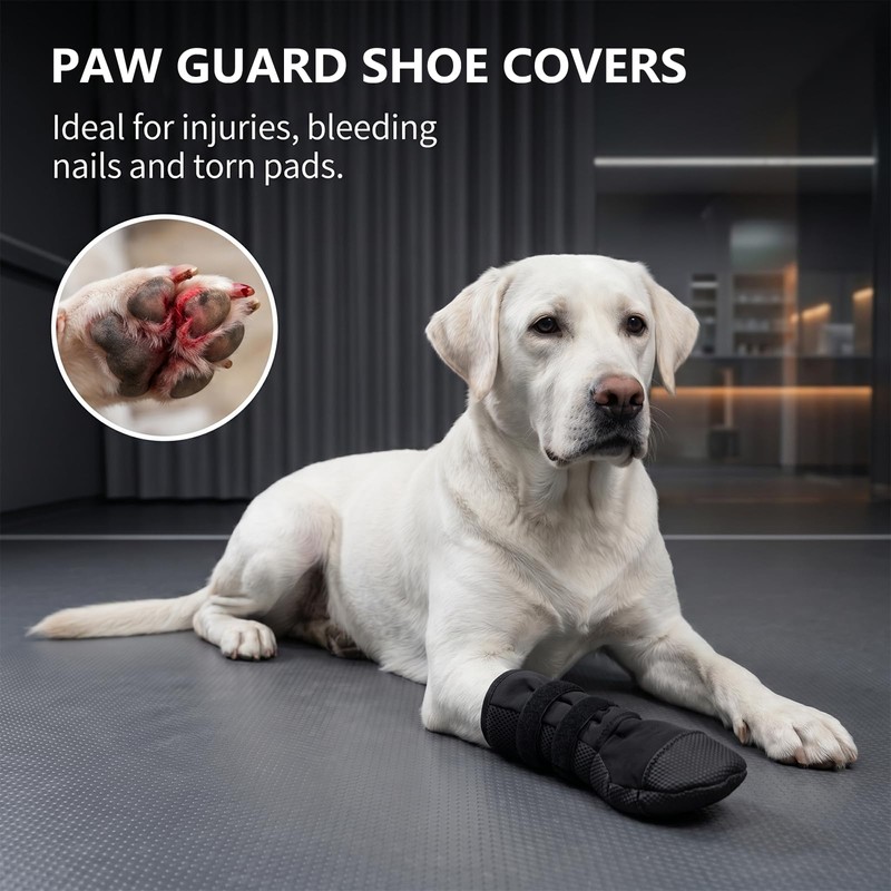 Benaewa Dog Socks for Injured Paws Waterproof, Breathable Recovery Dog