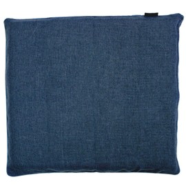Merry Night MNS641505-72 Zabuton Cover, "Musica" Navy, Approx. 21.7 x 23.2 inches (55 x 59 cm), Zipper Type, with Piping Around the Perimeter, Natural Taste, Japanese+Western-style Room, Washable