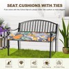 ThinMay Outdoor Bench Cushion 47inches Waterproof & Fade Resistant Patio