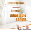 Nicecho U Shape Heavy Duty Curved Curtain Rods for 3